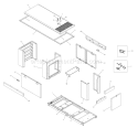 Part Location Diagram of 207048GS Briggs and Stratton Assembly, Support Rail